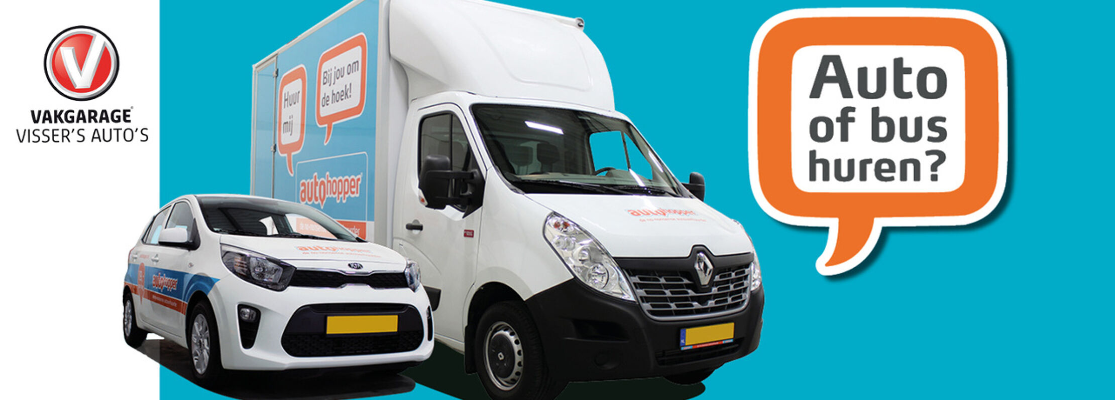 Vakgarage Visser's Auto's Bestelbus huren